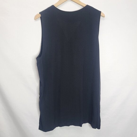 BRIGGS New York Black Long Side Slit Tank Tunic - Picture 10 of 11